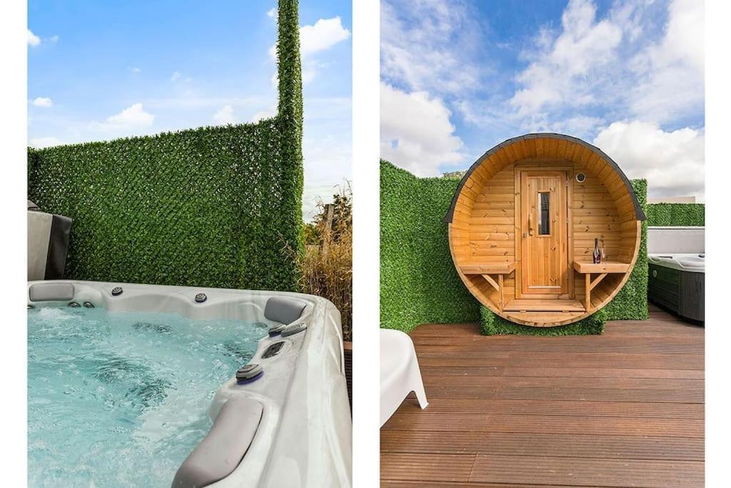 Schitterende loft met jacuzzi en sauna in Mechelen Buitenkant foto